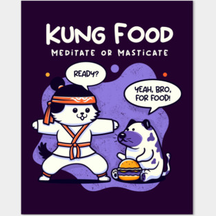 KUNG FOOD Posters and Art