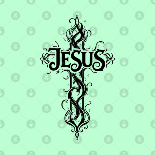Jesus Cross Design by Rox