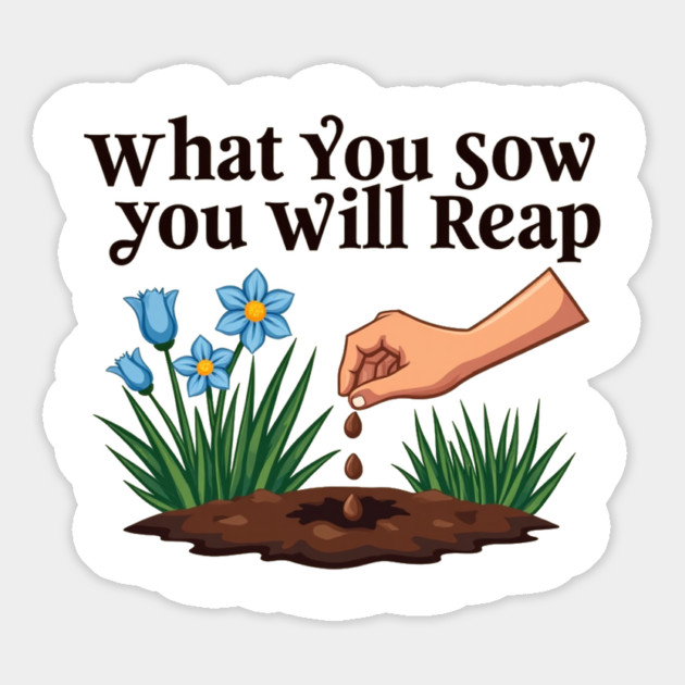 What You Sow, You Will Reap Magnet by Rox