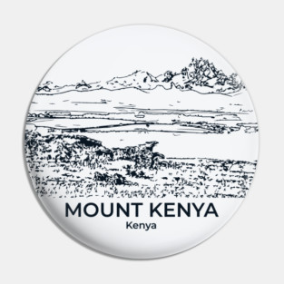 Mount Kenya - Kenya Pin