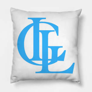 LLG Podcast Logo Light Blue Pillow