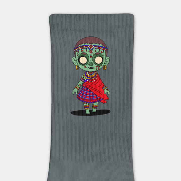 Cute Maasai Zombie by H. R. Sinclair