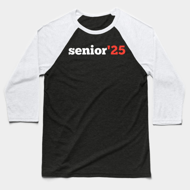Senior-2025 Baseball T-Shirt by BlackMeme94