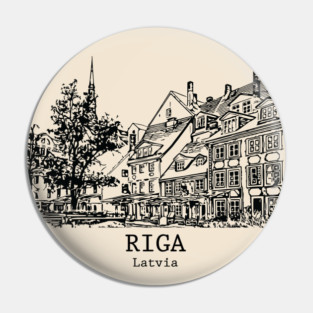 Riga - Latvia Pin