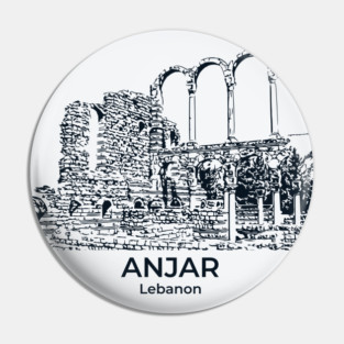 Anjar - Lebanon Pin