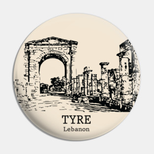 Tyre - Lebanon Pin