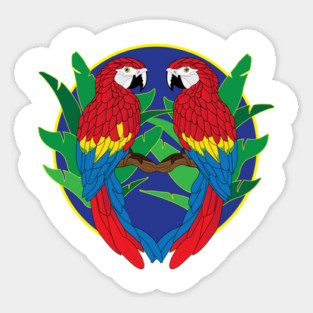 Catalina Macaw Sticker