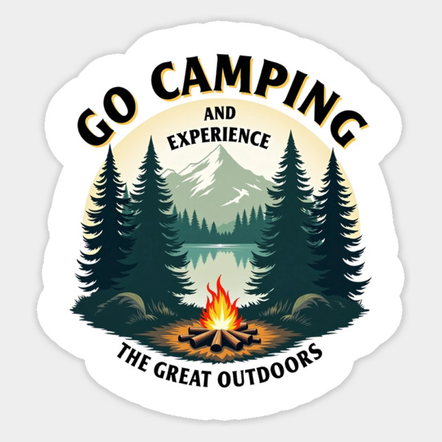 Go Camping Magnet by BA