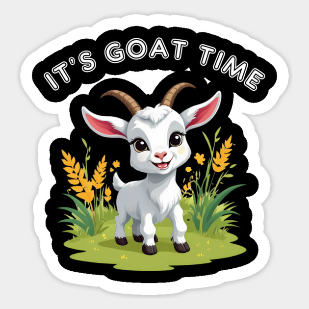 It's Goat Time Sticker by BA