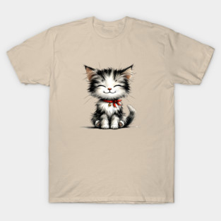Cute Watercolor Kitten T-Shirt