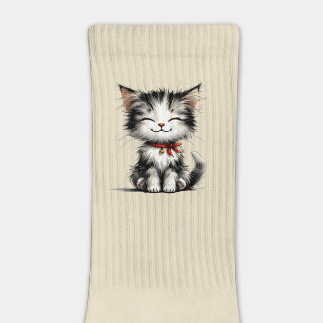 Cute Watercolor Kitten by Premachandra's Store