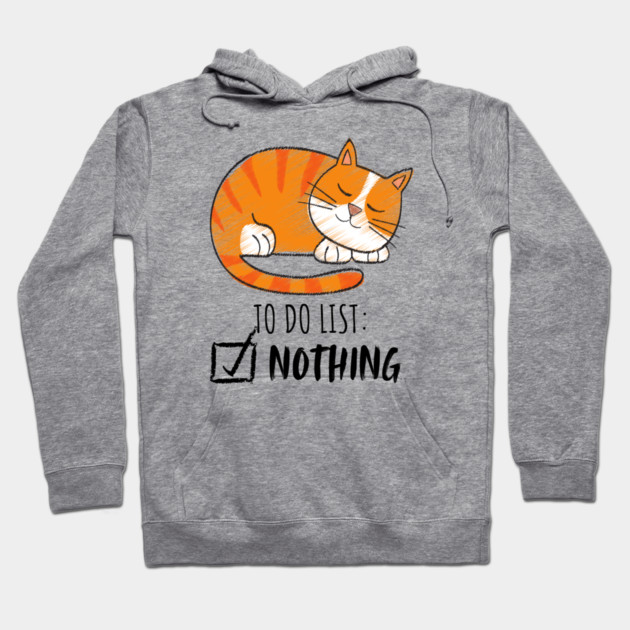 Sleeping Orange Cat – Cozy & Cute Hoodie by Premachandra's Store