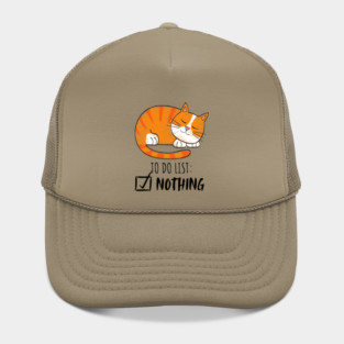 Sleeping Orange Cat – Cozy & Cute Hat