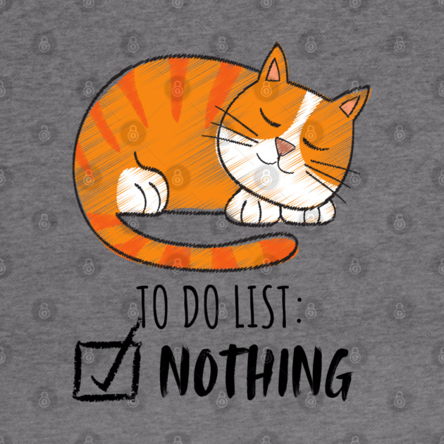 Sleeping Orange Cat – Cozy & Cute by Premachandra's Store