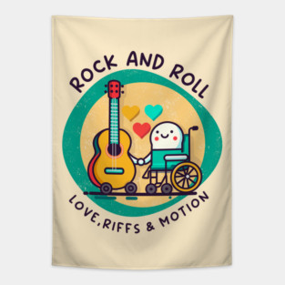 ROCK AND ROLL Tapestry