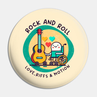 ROCK AND ROLL Pin