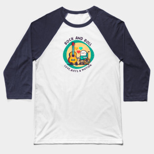 ROCK AND ROLL Baseball T-Shirt