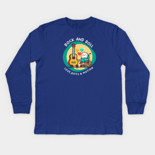 ROCK AND ROLL Kids Long Sleeve T-Shirt
