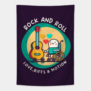 ROCK AND ROLL Tapestry