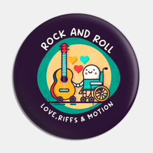 ROCK AND ROLL Pin