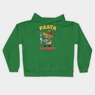 Pasta La Vista Kids Hoodie