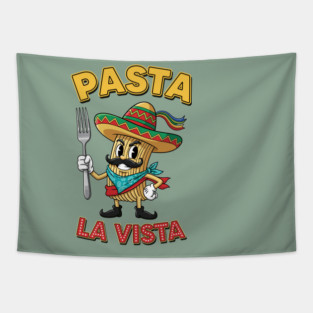 Pasta La Vista Tapestry