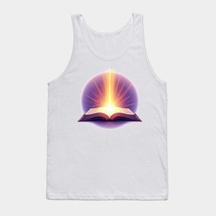 Bible Word Light Christian Faith Design Tank Top