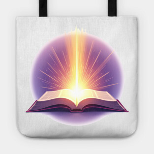 Bible Word Light Christian Faith Design Tote