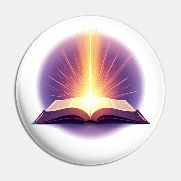 Bible Word Light Christian Faith Design Pin by Rox