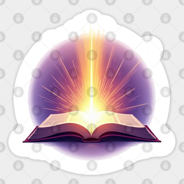 Bible Word Light Christian Faith Design Sticker by Rox