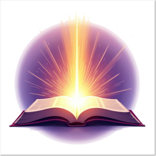 Bible Word Light Christian Faith Design Posters and Art