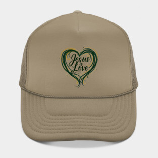 Jesus is Love Design Hat