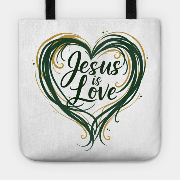 Jesus is Love Design Tote by Rox