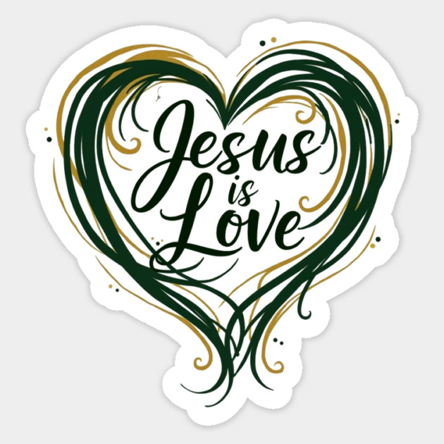 Jesus is Love Design Magnet by Rox