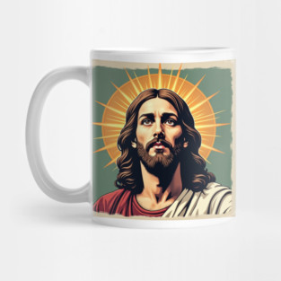 Jesus Christ with Divine Light - Christian Faith Art Mug