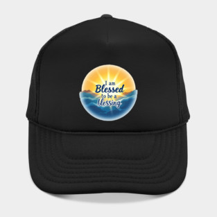 Blessed to Be a Blessing - Sun & Sea Design Hat