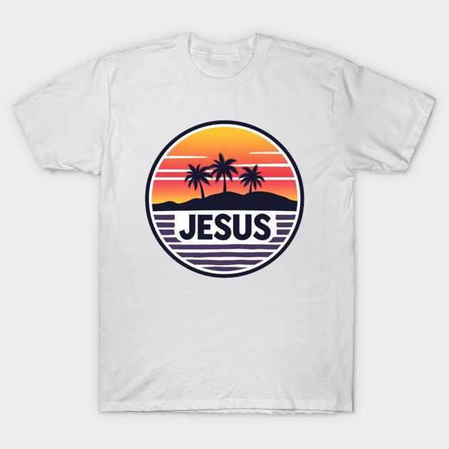 Vintage Jesus Name - Island Design T-Shirt by Rox