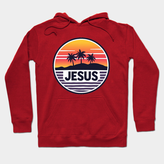 Vintage Jesus Name - Island Design Hoodie by Rox