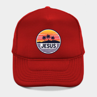 Vintage Jesus Name - Island Design Hat