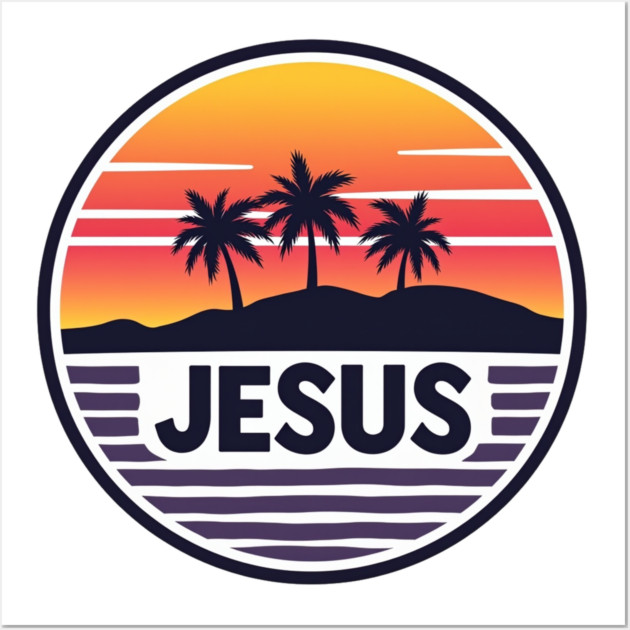 Vintage Jesus Name - Island Design Wall Art by Rox