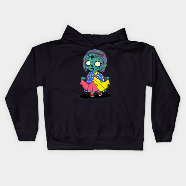 Cute Kenyan Zombie Kids Hoodie by H. R. Sinclair