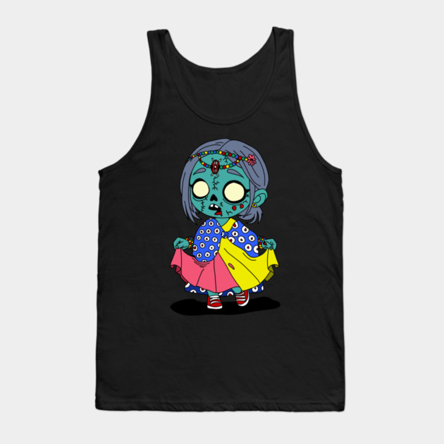 Cute Kenyan Zombie Tank Top by H. R. Sinclair