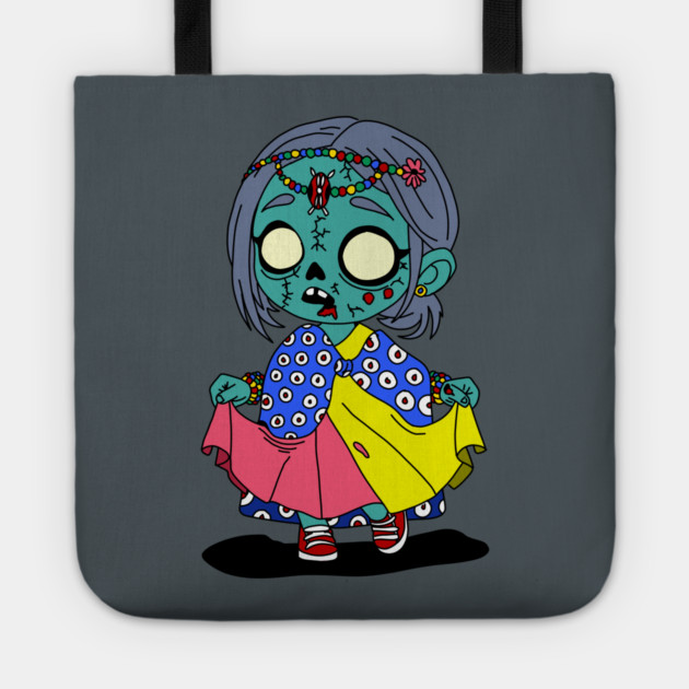Cute Kenyan Zombie Tote by H. R. Sinclair