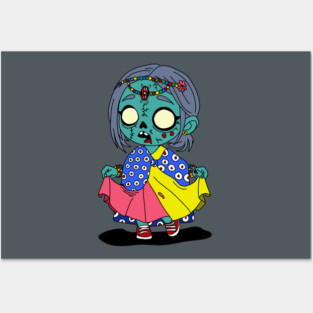 Cute Kenyan Zombie Posters and Art