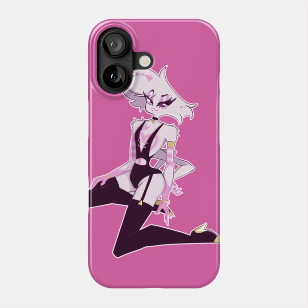 Angel Dust Pinup Style 2 Phone Case by Art Of Glo