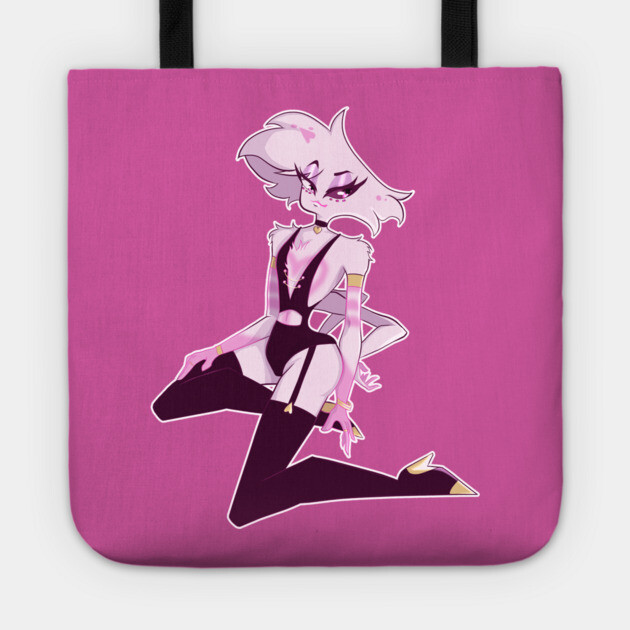 Angel Dust Pinup Style 2 Tote by Art Of Glo