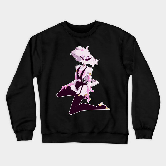 Angel Dust Pinup Style 2 Crewneck Sweatshirt by Art Of Glo