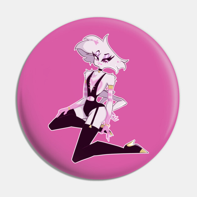 Angel Dust Pinup Style 2 Pin by Art Of Glo