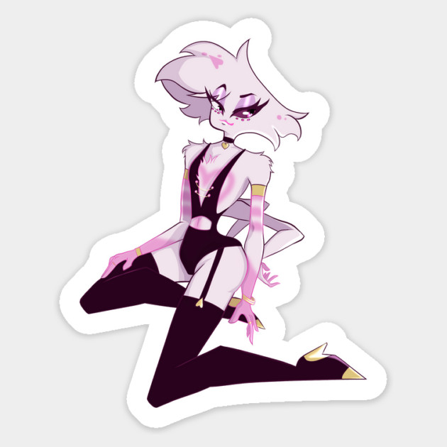 Angel Dust Pinup Style 2 Magnet by Art Of Glo