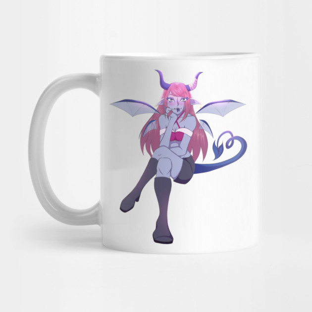 Pink Demon Girl by Art Of Glo